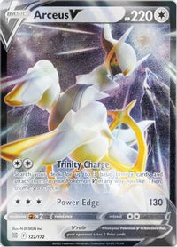 Arceus V (Metal Card) (122/172) - Miscellaneous Cards & Products Holofoil