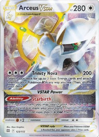 Arceus VSTAR (Metal Card) (123/172) - Miscellaneous Cards & Products Holofoil