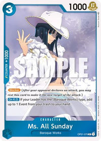 Mme All Sunday [Romance Dawn] 