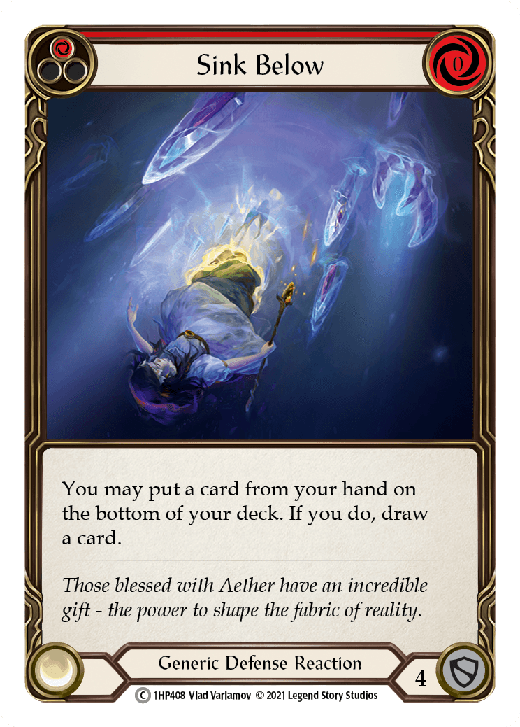 Sink Below (Red) [1HP408] (History Pack 1) - POKÉ JEUX