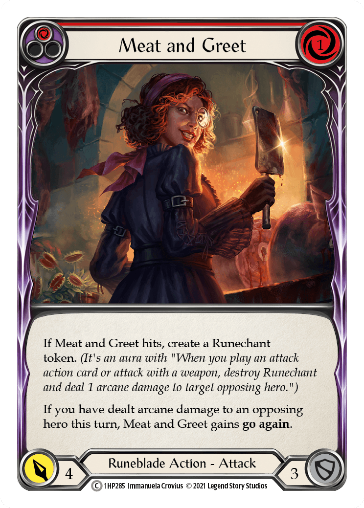 Meat and Greet (Red) [1HP285] (History Pack 1) - POKÉ JEUX
