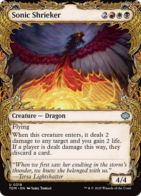 Sonic Shrieker (Showcase) (TDM-318) - Tarkir: Dragonstorm