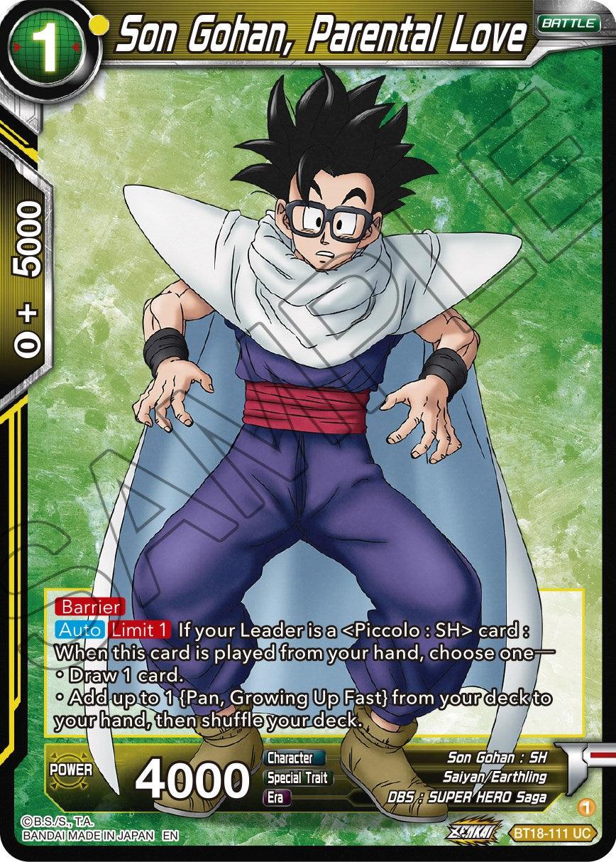 Son Gohan, Parental Love (BT18-111) [Dawn of the Z-Legends] - POKÉ JEUX