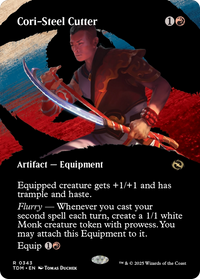 Cori-Steel Cutter (Borderless) (TDM-343) - Tarkir: Dragonstorm Foil
