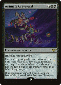 Animer le cimetière (Galaxy Foil) [Unfinity] 