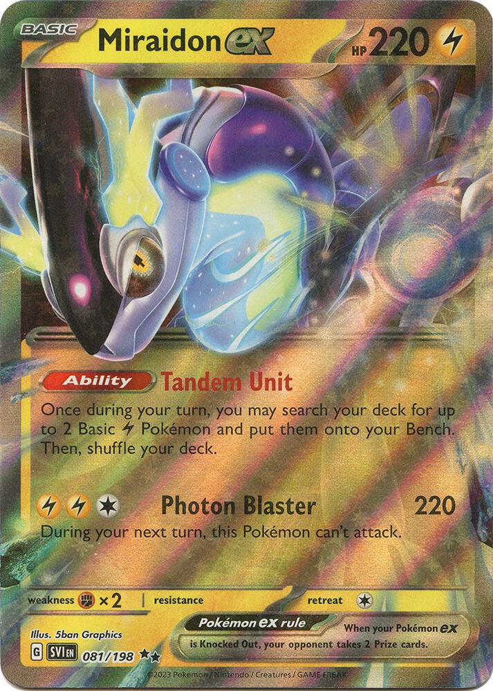 Miraidon ex - 2024 (Jesse Parker Gold Signature) (81/198) - World Championship Decks