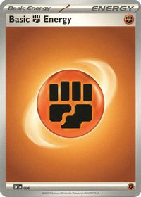 Basic Fighting Energy (6) - SVE Scarlet & Violet Energies Holofoil