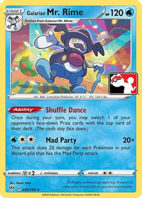 Galarian Mr. Rime (36) - Prize Pack Series Cards