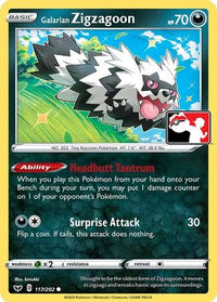 Galarian Zigzagoon (117) - Prize Pack Series Cards