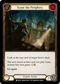 Scout the Periphery (Yellow) [RIP027] (Outsiders Riptide Blitz Deck) - POKÉ JEUX