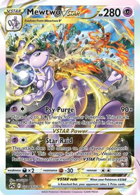 Mewtwo VSTAR (GG44/GG70) - Crown Zenith Galarian Gallery Holofoil