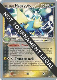 Team Aqua's Manectric (4/95) (Blaziken Tech - Chris Fulop) [Championnats du monde 2004] 