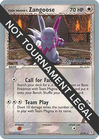 Team Magma's Zangoose (23/95) (Magma Spirit - Tsuguyoshi Yamato) [Championnats du monde 2004] 