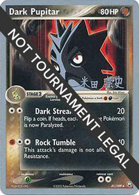 Dark Pupitar (41/109) (Dark Tyranitar Deck - Takashi Yoneda) [Championnats du monde 2005] 
