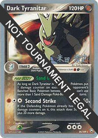 Dark Tyranitar (20/109) (Dark Tyranitar Deck - Takashi Yoneda) [Championnats du monde 2005] 