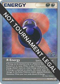R Energy (95/109) (Dark Tyranitar Deck - Takashi Yoneda) [Championnats du monde 2005] 