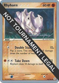 Rhyhorn (70/101) (Roi de l'Ouest - Michael Gonzalez) [Championnats du monde 2005] 