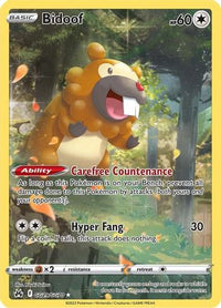 Bidoof (GG29/GG70) - Crown Zenith Galarian Gallery Holofoil