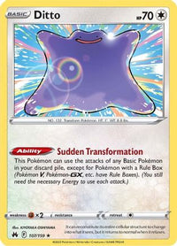 Ditto (107/159) - Crown Zenith Holofoil