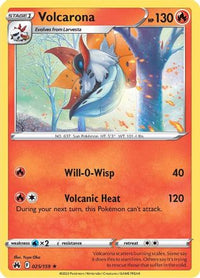 Volcarona (25/159)  - SWSH Crown Zenith