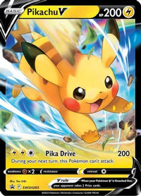Pikachu V (SWSH285/298) - SWSH Sword & Shield Promo Cards Holofoil