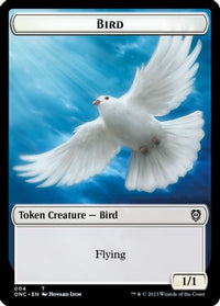 Bird // Cat Double-sided Token (ONC-) - Commander: Phyrexia: All Will Be One