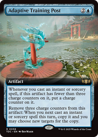 Adaptive Training Post (Extended Art) (TDC-058) - Commander: Tarkir: Dragonstorm