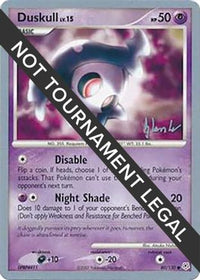 Duskull LV.15 (80/130) (Empotech - Dylan Lefavour) [Championnats du Monde 2008] 