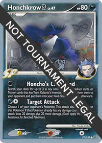 Honchkrow G 2009 (Tsubasa Nakamura) (77) - World Championship Decks
