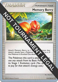 Memory Berry 2009 (David Cohen) (110) - World Championship Decks