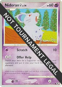 Nidoran F 2009 (Jason Martinez) (71) - World Championship Decks