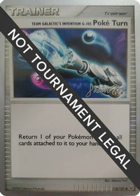 Invention G-105 Poke Turn de Team Galactic (118/127) (Queengar - Jason Martinez) [Championnats du monde 2009] 