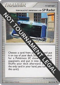 Radar Invention G-109 SP de Team Galactic (96/111) (Tigre couronné - Tsubasa Nakamura) [Championnats du monde 2009] 