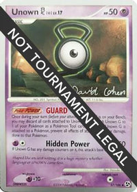 Unown [G] 2009 (David Cohen) (57) - World Championship Decks