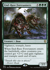 End-Raze Forerunners [Commander Legends: Battle for Baldur's Gate]