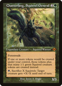 Chatterfang, Squirrel General (MH2-410) - Modern Horizons 2 Etched Foil