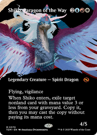 Shiko, Paragon of the Way (Borderless) (TDM-370) - Tarkir: Dragonstorm