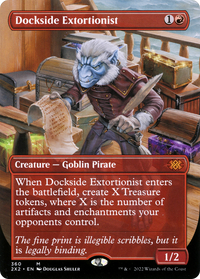 Dockside Extortionist (Borderless Alternate Art) [Double Masters 2022]