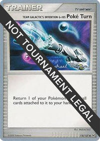 Invention G-105 Poke Turn de Team Galactic (118/127) (Happy Luck - Mychael Bryan) [Championnats du monde 2010] 