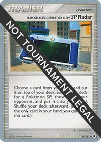 Radar Invention G-109 SP de Team Galactic (96/111) (LuxChomp of the Spirit - Yuta Komatsuda) [Championnats du monde 2010] 