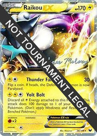 Raikou EX (38/108) (Eeltwo - Chase Moloney) [Championnats du Monde 2012] 