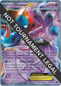 Deoxys EX (53/116) (Plasma Power - Haruto Kobayashi) [Championnats du Monde 2014] 