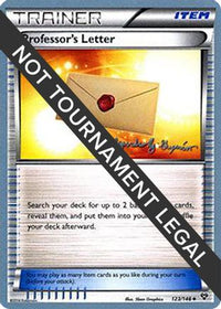 Lettre du Professeur (123/146) (Primal Groudon - Alejandro Ng-Guzman) [Championnats du Monde 2015] 