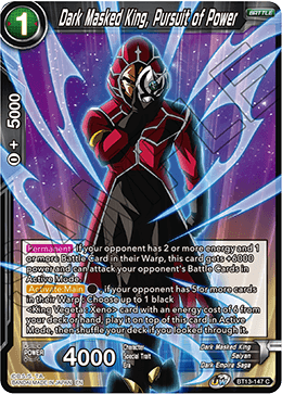 Dark Masked King, Pursuit of Power (Common) (BT13-147) [Supreme Rivalry] - POKÉ JEUX