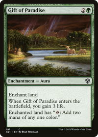 Gift of Paradise [Commander 2021]