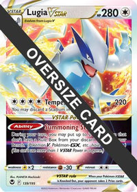 Lugia VSTAR (139/195) (carte Jumbo) [Épée et bouclier : Tempête d'argent] 