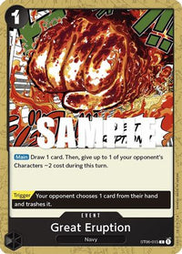 Grande Éruption [Deck de Démarrage : Justice Absolue] 