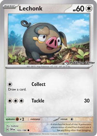 Lechonk (Pokemon Center Exclusive) (155) - Miscellaneous Cards & Products Holofoil