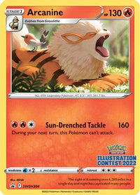 Arcanine (SWSH304) (Concours d'illustration 2022) [Épée et Bouclier : Black Star Promos] 