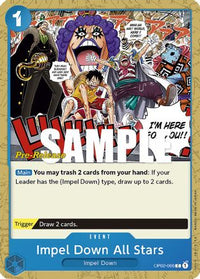 Impel Down All Stars [Cartes de pré-version de Paramount War] 